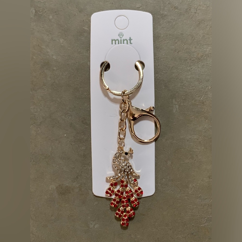Peacock Keychain/Charm